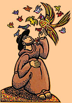 Art from The Song of St. Francis and the Animals