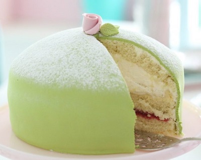 Traditional Swedish princess cake