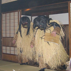 Namahage masks