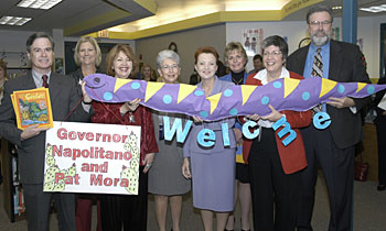 Pat Mora and Governor Napolitano