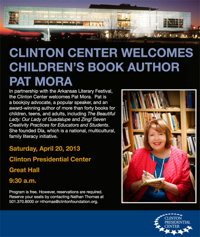 Clinton Center Welcomes Pat Mora