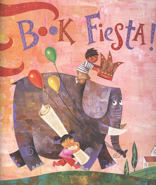 Illustration from Book Fiesta! by Rafael Lopez.