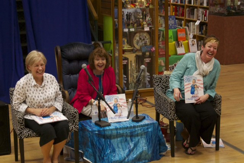 Left to right: Patrice Barton, Pat Mora and Libby Martinez.