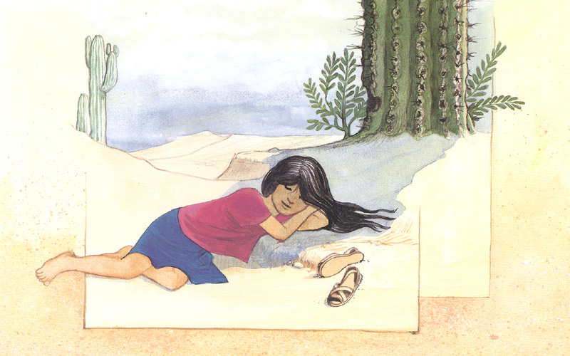 Illustration by Daniel Lechon from The Desert is My Mother/El desierto es mi madre