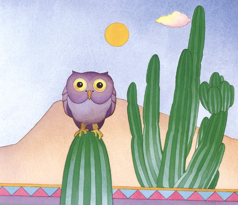 Illustration by Francisco X. Mora from Listen to the Desert/Oye al desierto
