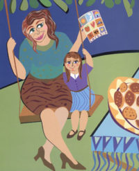 Illustration by Paula S. Barragán M. from Love to Mamá