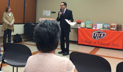 Pat Mora at UTEP 100th Anniversary talk