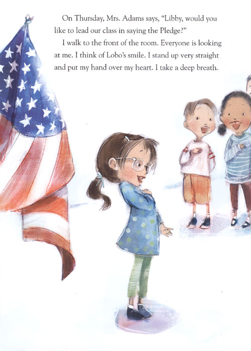 Illustration from I Pledge Allegiance, by Pat Mora & Libby Martinez, illustrated by Patrice Barton