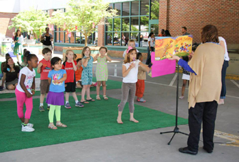 Pat Mora visits the Richland Library in Columbia SC