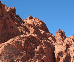 red rocks