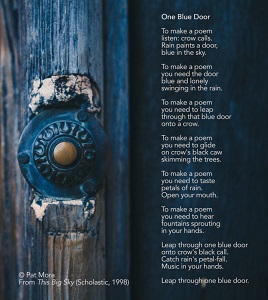 One Blue Door poem by Pat Mora